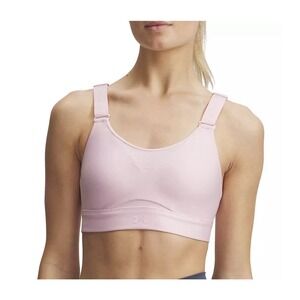 Under Armour Infinity 2.0 High Impact Sports Bra Pink Size Large Gym Training UA